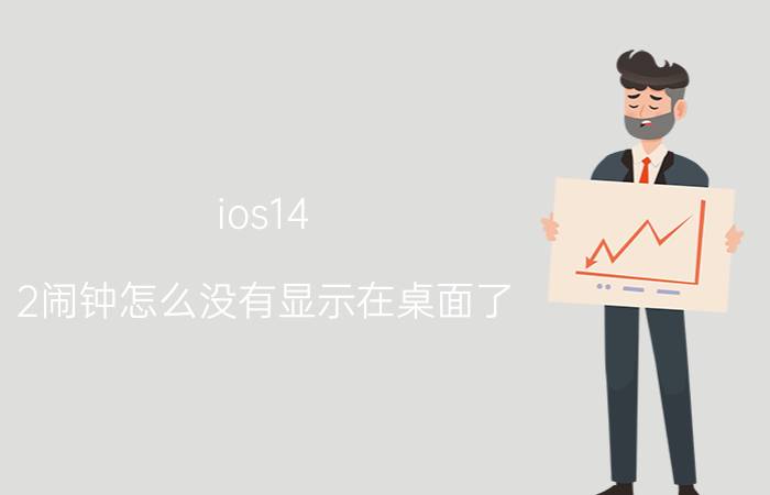 ios14.2闹钟怎么没有显示在桌面了 苹果14右上角为什么不显示闹钟？